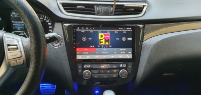 Автомагнитола штатная с 2K экраном RedPower 71301 Slim на Android 10 для Nissan X-Trail T32, Qashqai J11 2014+ (с климатом)