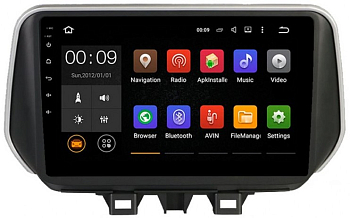 Штатная магнитола Roximo 4G (2K) RX-2023-N19 Hyundai Tucson, 2019- (авто с камерой, навигацией) (Android 13)
