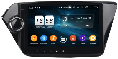 Штатное головное устройство Kia Rio 2011+ (QB) на Android 9.0 Carmedia KD-9402-P6