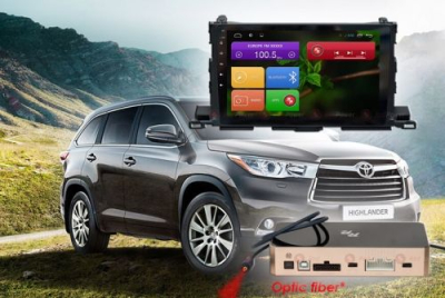 Штатное головное устройство Redpower 31184 R IPS DSP на Android 7.0+ для автомобилей Toyota Highlander III U50 2013-н, в