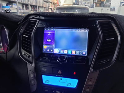 Штатное головное устройство для Huyndai Santa Fe 2012+ (DM), Grand Santa Fe 2014+ на Android 10 Carmedia KR-8022-S10