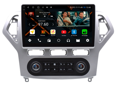 Штатная магнитола Ford Mondeo 2007-2010 с блоком климата на Android 11, DSP, 4G, IPS / QLED 2K, Carplay - Cardrox CD-4772