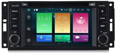 Магнитола для Jeep, Dodge, Chrysler 2006-2015 (207x98мм) на Android 10 - Carmedia MKD-J613-P6