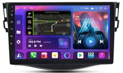 Штатная магнитола для Toyota Rav4 2006-2012 на Android 13, QLED/2K, 4G - FarCar S500 Plus (018-9M)