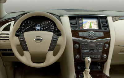 Навигационный блок для Nissan Patrol Y62 2014-2017 (комплектации с сенсорным экраном) на Android 6.0 - Radiola RDL-Nissan