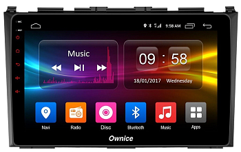 Штатная магнитола для Honda CRV III 2006-2012 (RE) на Android 10 - Carmedia OL-9640-IJ