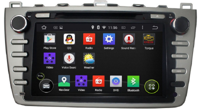 Штатное головное устройство Android 7.1 Newsmy KD-8001-P3-7-g серый для MAZDA 6 2007-2012