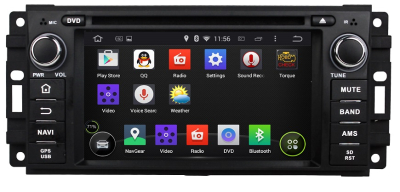 Штатное головное устройство Android 7.1 Newsmy KD-6235-P3-7 для CHRYSLER , JEEP Sebring 300C Grand Cherokee Compass Wrangler Journey