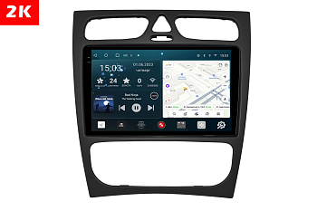 Автомагнитола штатная с 2K экраном RedPower 71367 Slim на Android 10 для Mercedes-Benz CLK-Class 2-поколение, С209 A209 (03.2003-04.2005)