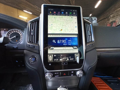 Магнитола Tesla для Toyota Land Cruiser 200 10.2015+ на Android 9.0 Carmedia ZF-1807L-DSP