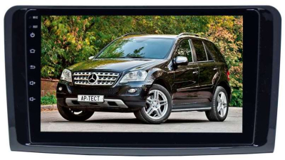 Штатная магнитола для MERCEDES ML, GL 2005-2012 LeTrun 3158-3273 9 дюймов NS 2+16 Gb MTK-L Android 10.x DSP ++
