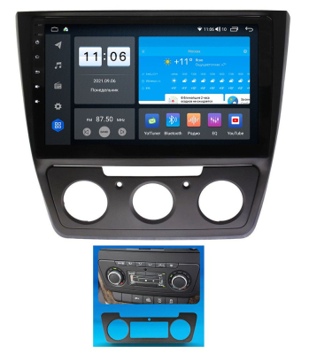 Штатная магнитола VOMI ZX344R10-7862-LTE для Skoda Yeti 2009-2018 на Android 10