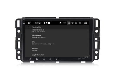 Штатное головное устройство Hummer H2 2007-2009, Chevrolet Tahoe 2006-2015 (GMT900) на Android 10 Carmedia MKD-G882-P5