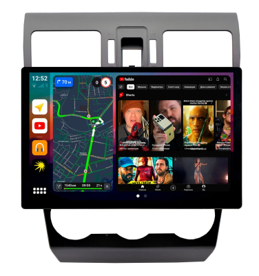 Штатная магнитола Subaru Forester III 2008-2012, Impreza 2007-2011 на Android 10, DSP, 4G, IPS, Carplay - Cardrox CD-4025-13 (11-13 дюймов)