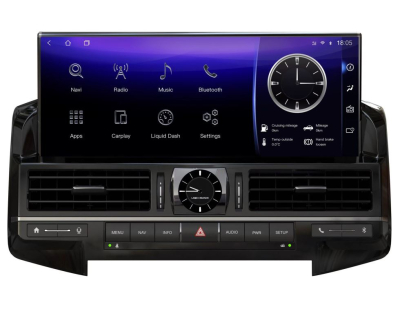 Магнитола для Toyota Land Cruiser 200 10.2015+ top на Android 12 - Carmedia ZH-T1269