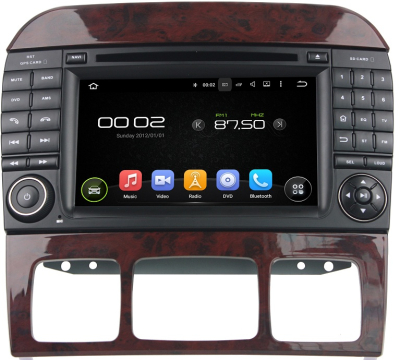 Штатное головное устройство Android 7.1 Newsmy KD-7217-P3-7 для Mercedes Benz S-Class