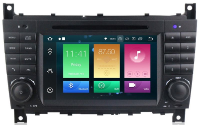 Штатная автомагнитола Android 10 Carmedia XN-M790-P30 для Mercedes-Benz G-класс W463 2007-2012, C-класс W203 2004-2007, CLK, CLC, SLK