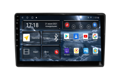 Автомагнитола штатная с 2K экраном RedPower 71104 Slim на Android 10 для Volkswagen Universal ( до 2017 )