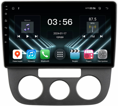 Штатная магнитола для Volkswagen Jetta 2005-2011 на Android 13 - FarCar (D/DX3226M кондей)