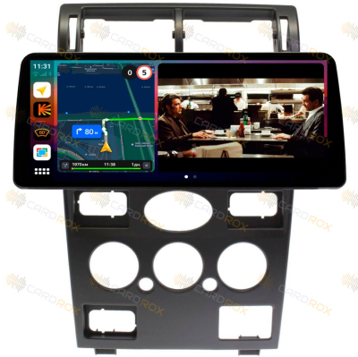 Штатная магнитола Ford Mondeo 2000-2003 (седан), черная на Android 10, DSP, 4G, IPS, Carplay - Cardrox CD-4675-12 (12 дюймов)