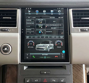 Штатное головное устройство Tesla для Range Rover 2011 на Android 9.0 Carmedia NH-R1005