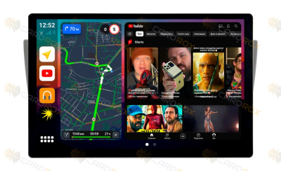 Штатная магнитола Toyota Avensis T270 2009-2015 серый на Android 10, DSP, 4G, IPS, Carplay - Cardrox CD-4549-13 (11-13 дюймов)