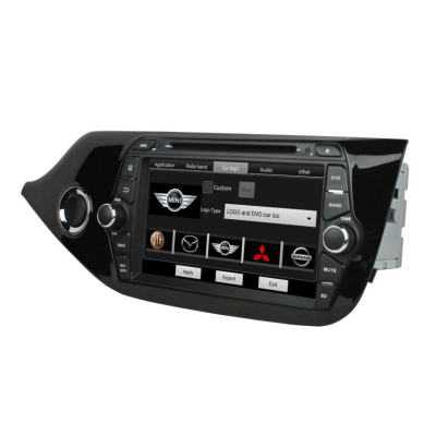 Штатная автомагнитола Android 10 Carmedia KD-8055-P30 для Kia Ceed II 2012+ (рамка глянец)