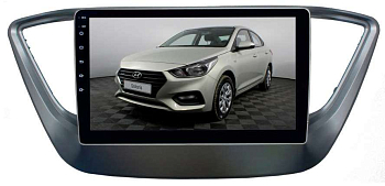 Штатная магнитола для Hyundai Solaris с 2017 LeTrun 2757-3273 9 дюймов NS 2+16 Gb MTK-L Android 10.x DSP ++