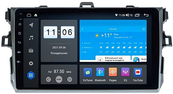 Штатная магнитола VOMI ZX351R9-7862-LTE-4-64 для Toyota Corolla 2007-2013 E150 на Android 10