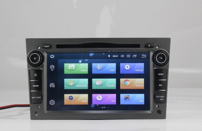 Штатное головное устройство OPEL Astra H, Vectra С, Corsa D, Antara, Vivaro, Meriva, Zafira (темно серый) на Android 10 Carmedia MKD-7408g-P6N