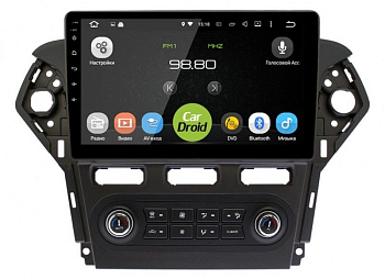 Штатная магнитола CarDroid RD-1713FN для Ford Mondeo 4, 2010-2015 (Android 10)