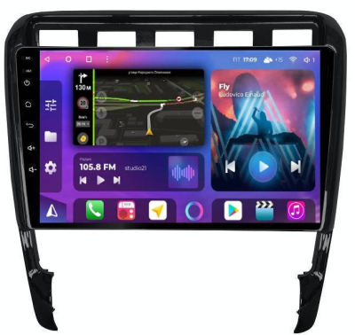 Штатная магнитола для Porsche Cayenne 2003 - 2010 на Android 13, QLED/2K, 4G - FarCar S500 Plus (443M)