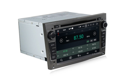 Штатное головное устройство OPEL Astra H, Vectra C, Corsa D, Antara, Vivaro, Meriva, Zafira (темно серый) на Android 10 Carmedia MKD-7408-P5-g