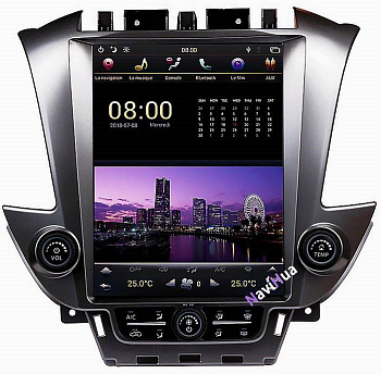 Штатное головное устройство Tesla для Chevrolet Tahoe, Suburban 2015-2018 на Android 8.1 Carmedia NH-1201