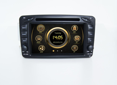 Штатное головное устройство MERCEDES G класс W463 2001-2006, C класс W203, CLK C209, W209, Vito, Viano на Android 8.1 CARMEDIA KR-7108-T8