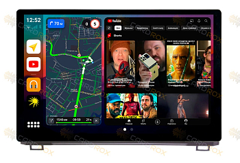 Штатная магнитола Toyota Tundra 2014-2021 серебро на Android 10, DSP, 4G, IPS, Carplay - Cardrox CD-4770-13 (11-13 дюймов)
