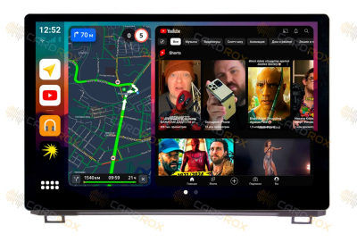 Штатная магнитола Toyota Tundra 2014-2021 серебро на Android 10, DSP, 4G, IPS, Carplay - Cardrox CD-4770-13 (11-13 дюймов)