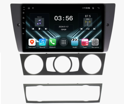 Штатная магнитола для BMW 3 E90, 91, 92, 93 2004-2012 (без штатного экрана) на Android 13 - FarCar (D/DX170M)
