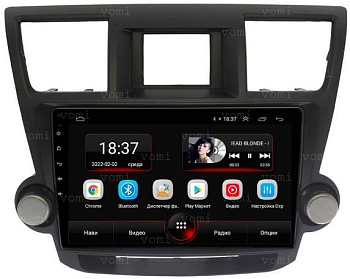 Штатная магнитола VOMI AK355R10-MTK-LTE-4-64 для Toyota Highlander 2009-2014 на Android 10