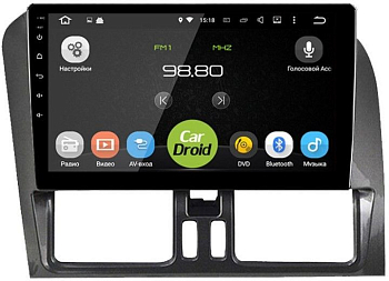 Штатная магнитола CarDroid RD-3803F для Volvo XC60, 2014-2017 (Android 10)