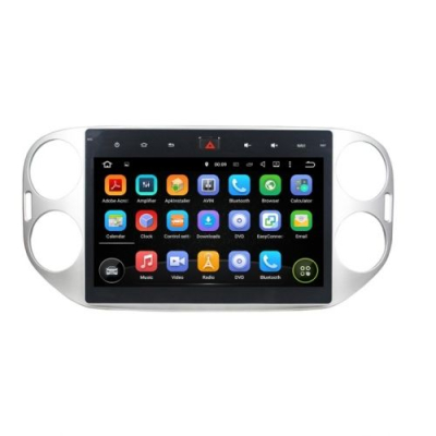 Штатное головное устройство для VW Tiguan 2007-2016 , Golf Plus на Android 8.0 Carmedia KDO-1024