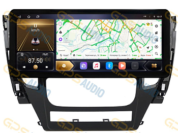 Штатная магнитола 12-14,6" для Mitsubishi Pajero Sport 3 2017-2020 (поддержка круг. обзора) (стиль LUX ONE) - Carmedia OL-9638