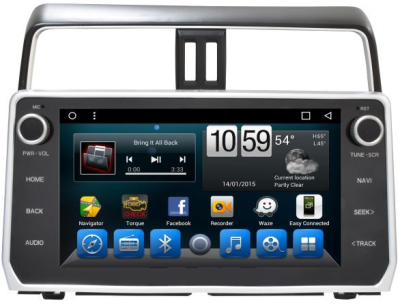 Штатное головное устройство для TOYOTA Land Cruiser Prado 150 2017+ на Android 10 Carmedia KR-1104-S10