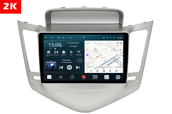 Автомагнитола штатная с 2K экраном RedPower 71045SSLIM на Android 10 для Chevrolet Cruze (2009-2012) (Silver) Автомагнитола штатная с 2K экраном RedPower 71045SSLIM на Android 10 для Chevrolet Cruze (2009-2012) (Silver)