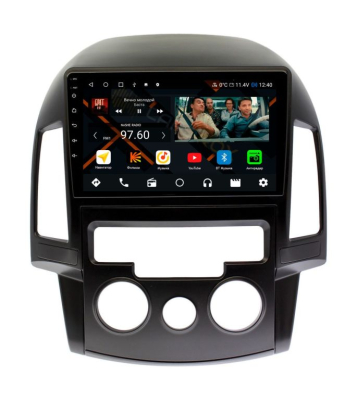 Штатная магнитола Hyundai i30 2008-2011 (кондиционер) на Android 11, DSP, 4G, IPS / QLED 2K, Carplay - Cardrox CD-4360