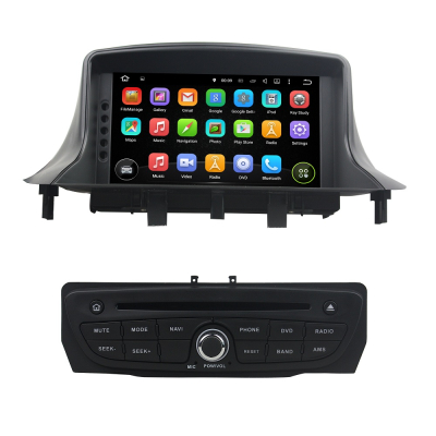 Штатное головное устройство Android 7.1 Newsmy KD-7237-P3-7 для RENAULT Megane III 2009+, Fluence 2010+ черный привод