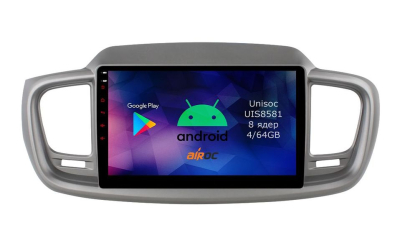 Штатная магнитола для KIA Sorento 3 Prime, 2018-2020 (авто без камеры и усилителя) на Android 14 - Airoc RMN-2317-M18