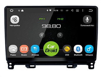 Штатная магнитола Roximo CarDroid RD-1922F для Honda Fit 4, 2020-2024