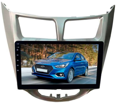 Штатная магнитола для Hyundai Solaris LeTrun 1915-3273 9 дюймов NS 2+16 Gb MTK-L Android 10.x DSP ++
