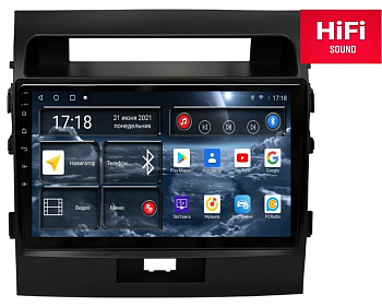Автомагнитола штатная Redpower 75200M на Android 10 для для Toyota Land Cruiser 200 (09.2007-12.2015) матовая Автомагнитола штатная Redpower 75200M на Android 10 для для Toyota Land Cruiser 200 (09.2007-12.2015) матовая